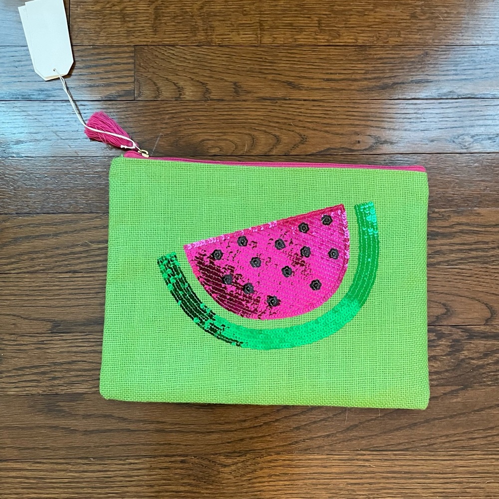 NWT watermelon clutch